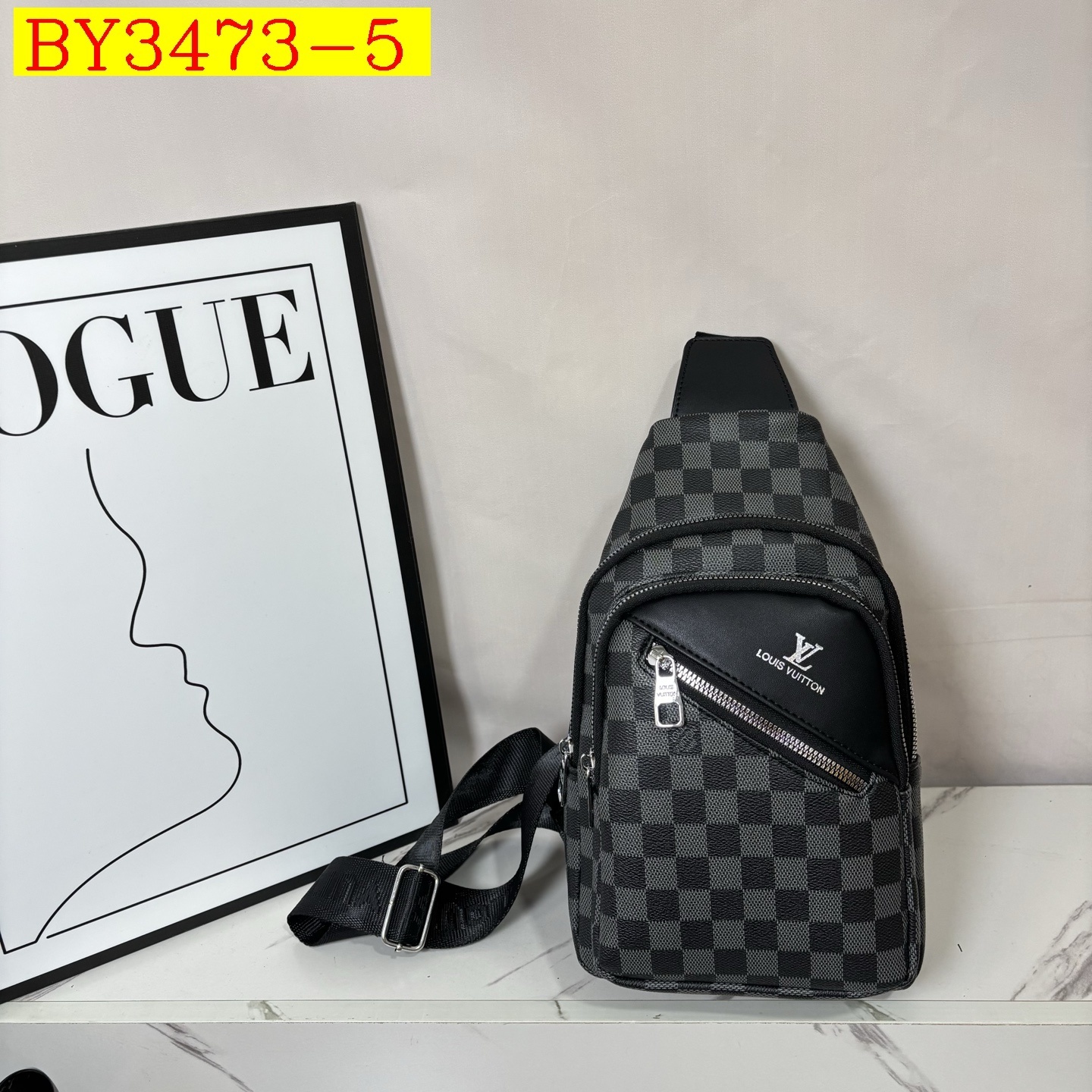 26$ LV 3959 Shoulder bag size 18x31x6 cm 5810 BY3473 gallery
