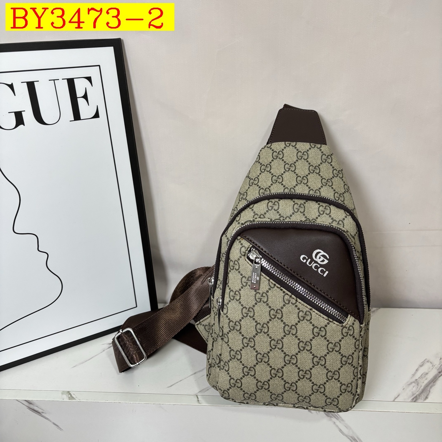 26$ LV 3959 Shoulder bag size 18x31x6 cm 5810 BY3473 gallery