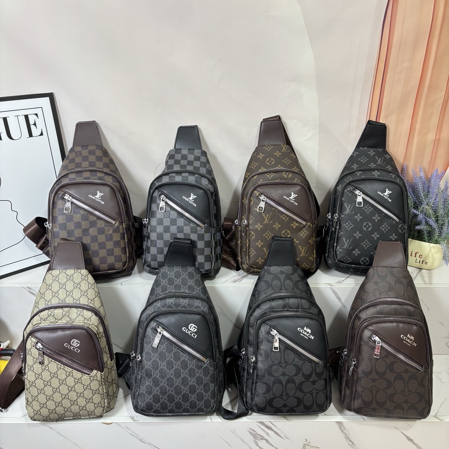 26$ LV 3959 Shoulder bag size 18x31x6 cm 5810 BY3473 gallery