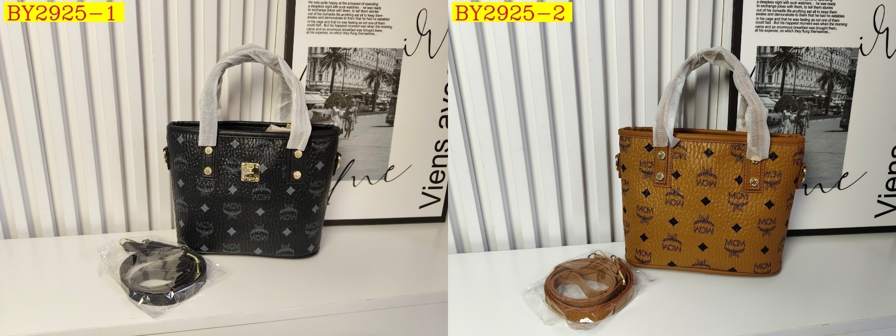 26$ MCM 8069 Tote bag size 23x17x10 cm 9852 BY2925 gallery