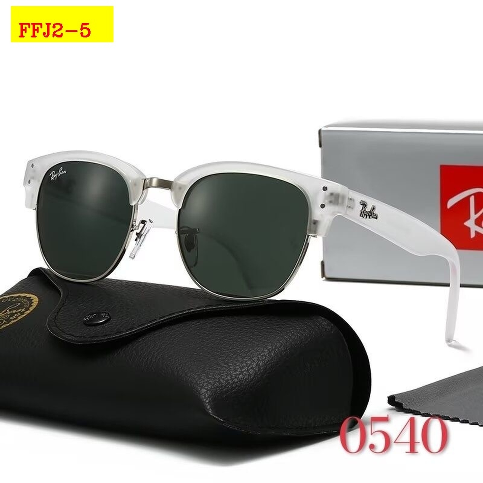 Rayban sunglasses with box 713030 FFJ2 gallery