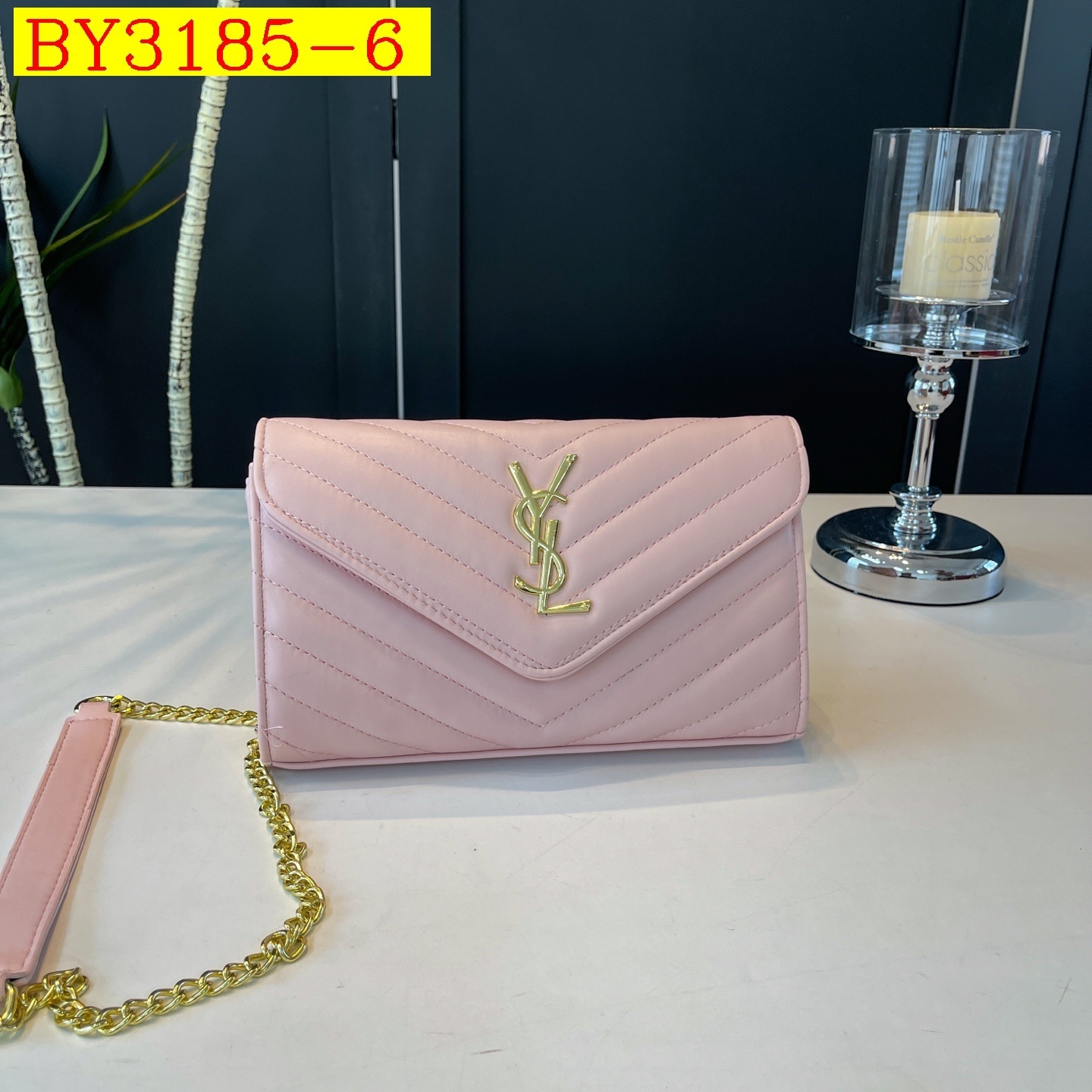 26$ YSL 78809 Shoulder bag size 24x15x5 cm 0840 BY3185 gallery