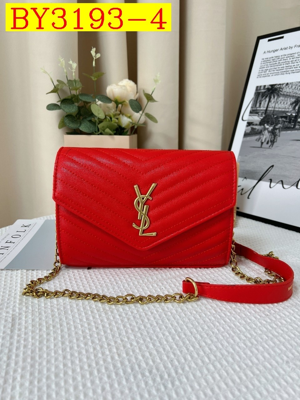 26$ YSL Shoulder bag size 23x9x16 cm 8830 BY3193 gallery