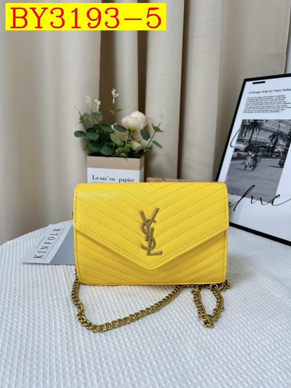 26$ YSL Shoulder bag size 23x9x16 cm 8830 BY3193 gallery