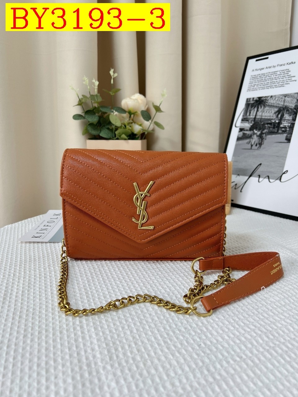 26$ YSL Shoulder bag size 23x9x16 cm 8830 BY3193 gallery