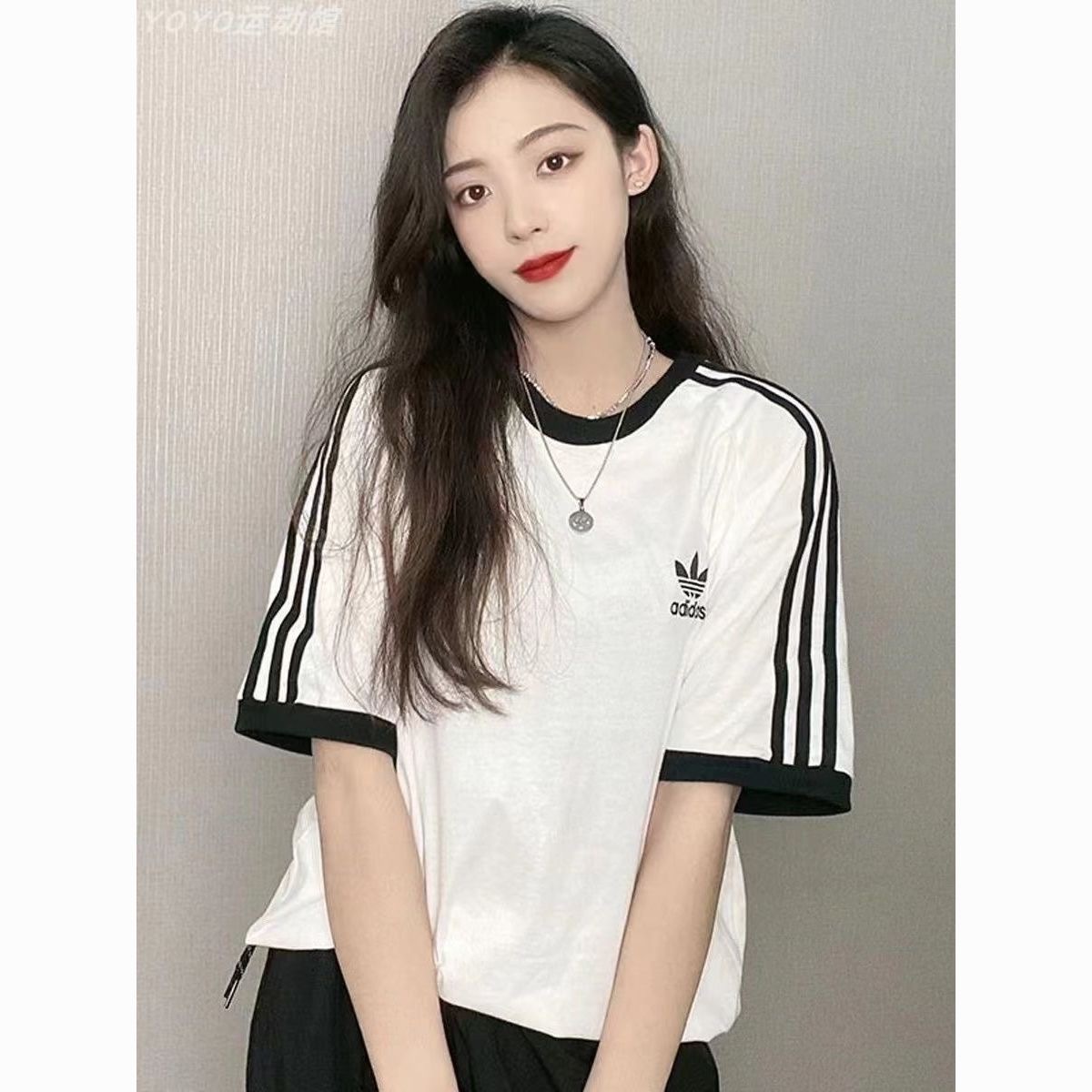 26$ dh adidas Embroidered short sleeved cotton size M-6XL 90685812865 ZZ181 gallery