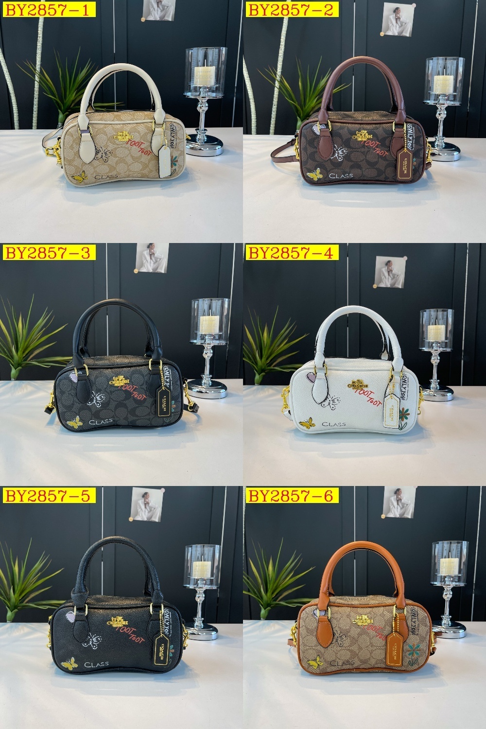 27$ CAOCH BD005 Shoulder bag size 24X13X9 cm 8898 BY2857 gallery