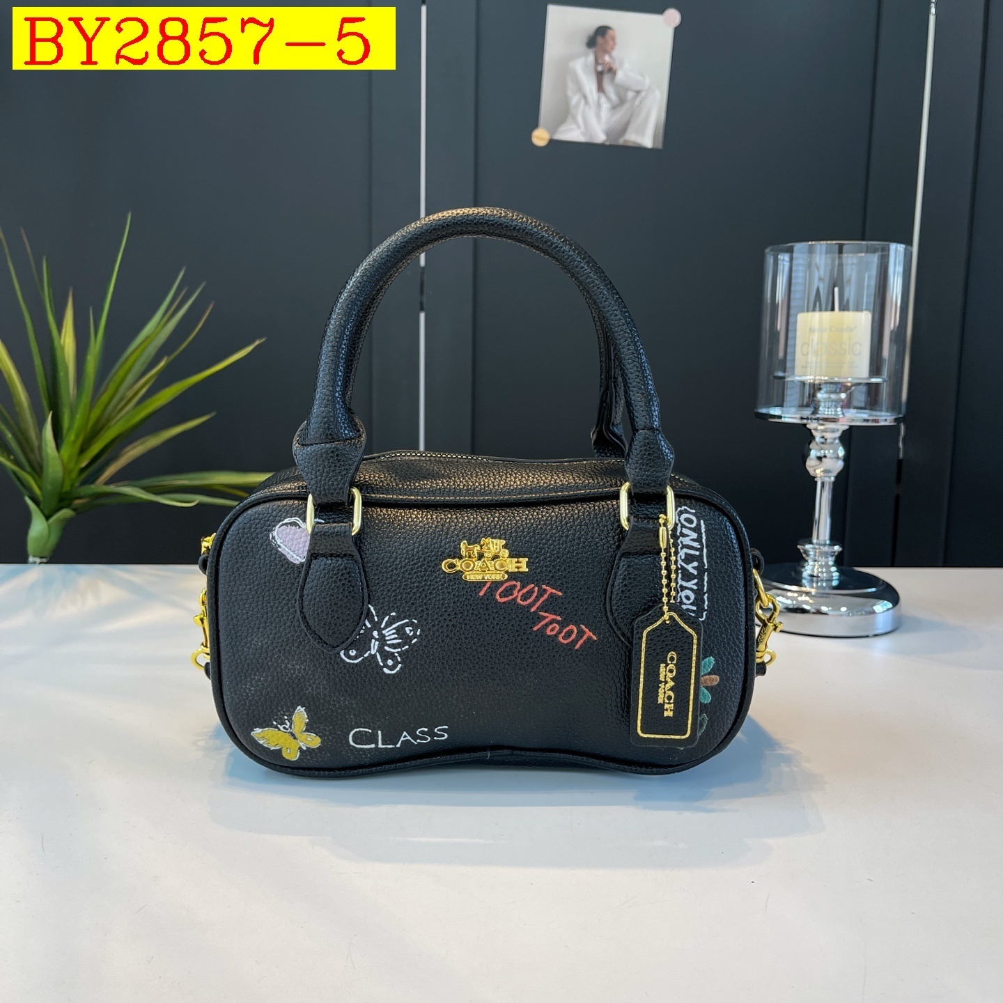 27$ CAOCH BD005 Shoulder bag size 24X13X9 cm 8898 BY2857 gallery