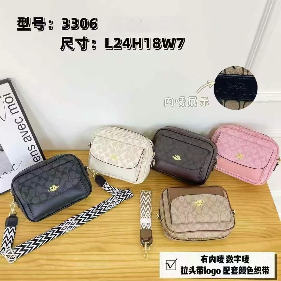 27$ COACH 3306 Shoulder bag size 24x18x7 cm 9914 BY2937 gallery