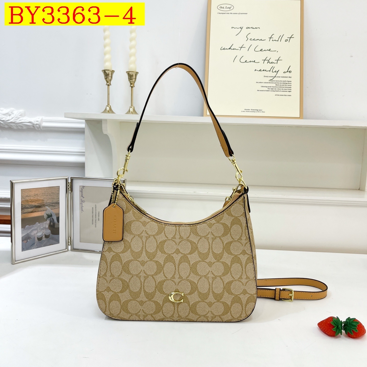 27$ COACH 7721 Shoulder bag size 27x22x8 cm 6878 BY3363 gallery