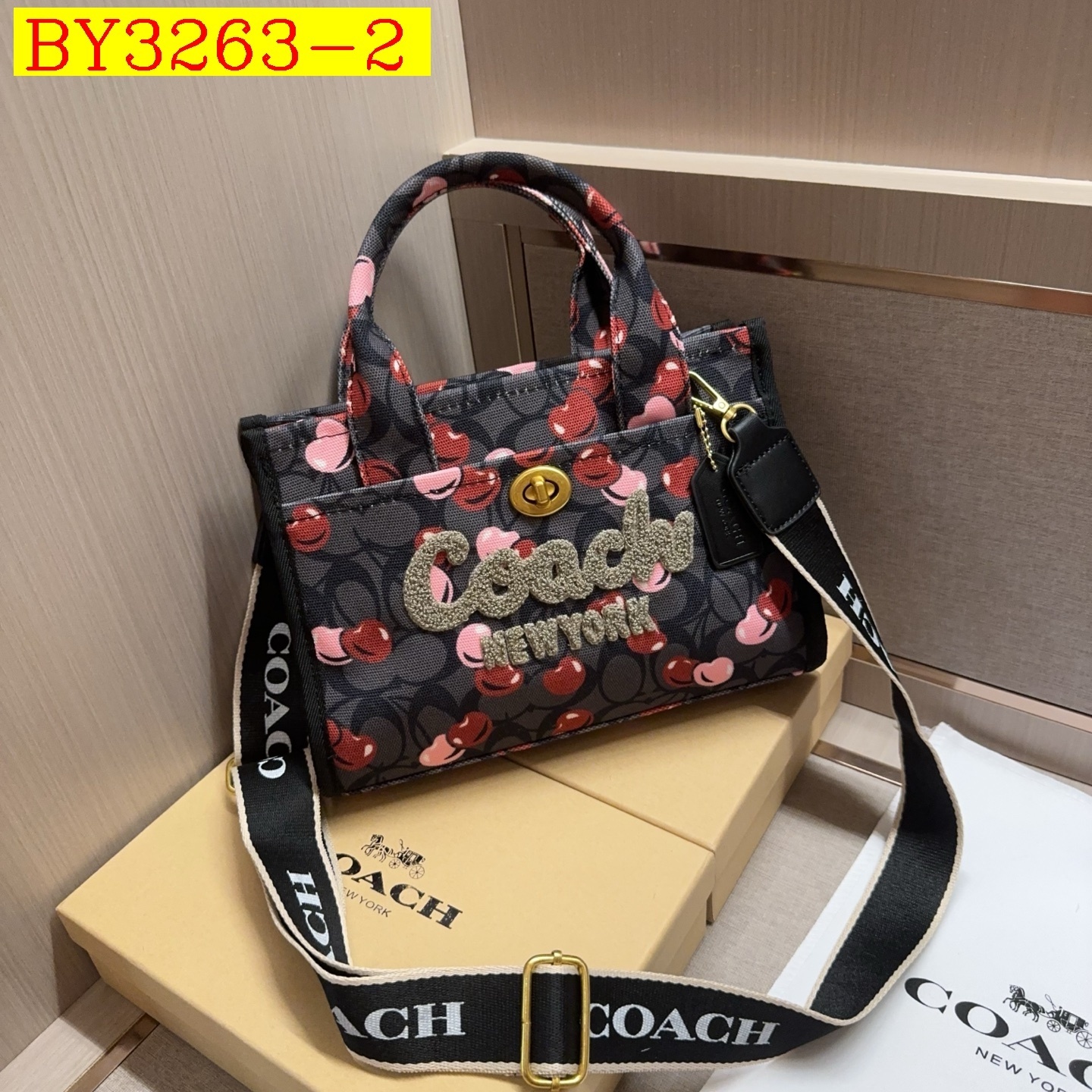 27$ COACH Tote bag size 25x18x6 cm 2838 BY3263 gallery