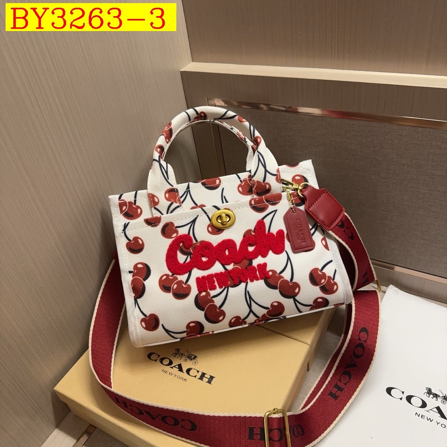 27$ COACH Tote bag size 25x18x6 cm 2838 BY3263 gallery