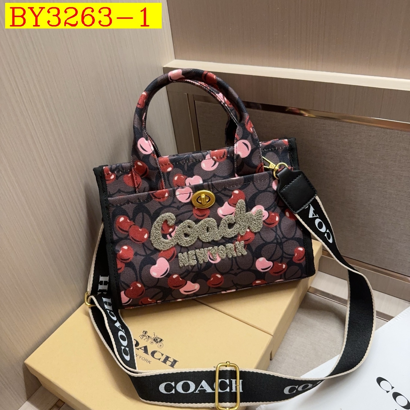 27$ COACH Tote bag size 25x18x6 cm 2838 BY3263 gallery