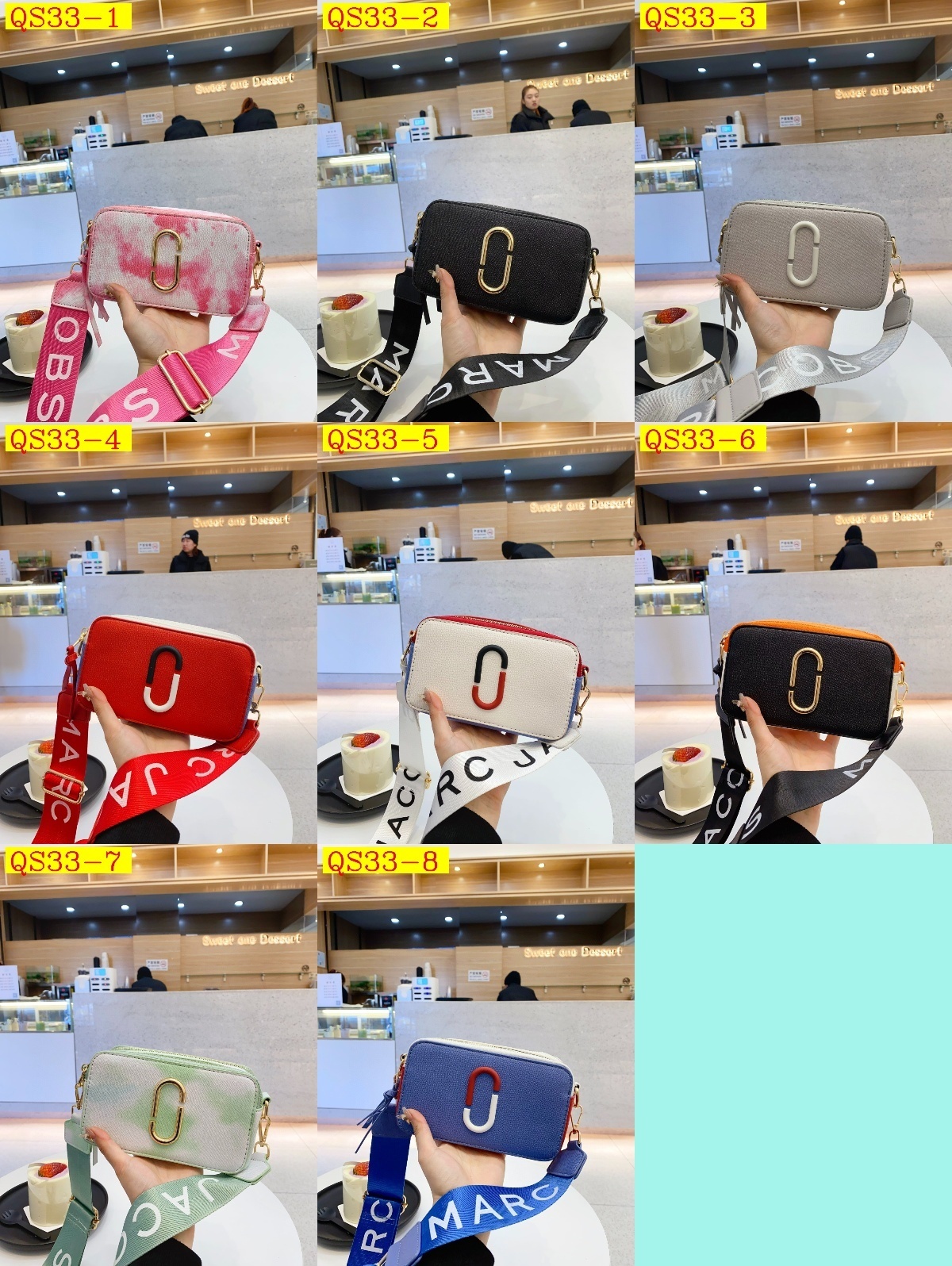 27$ MARC JACOBS 105685 Shoulder bag size 19x11x7 cm 6988 QS33 gallery