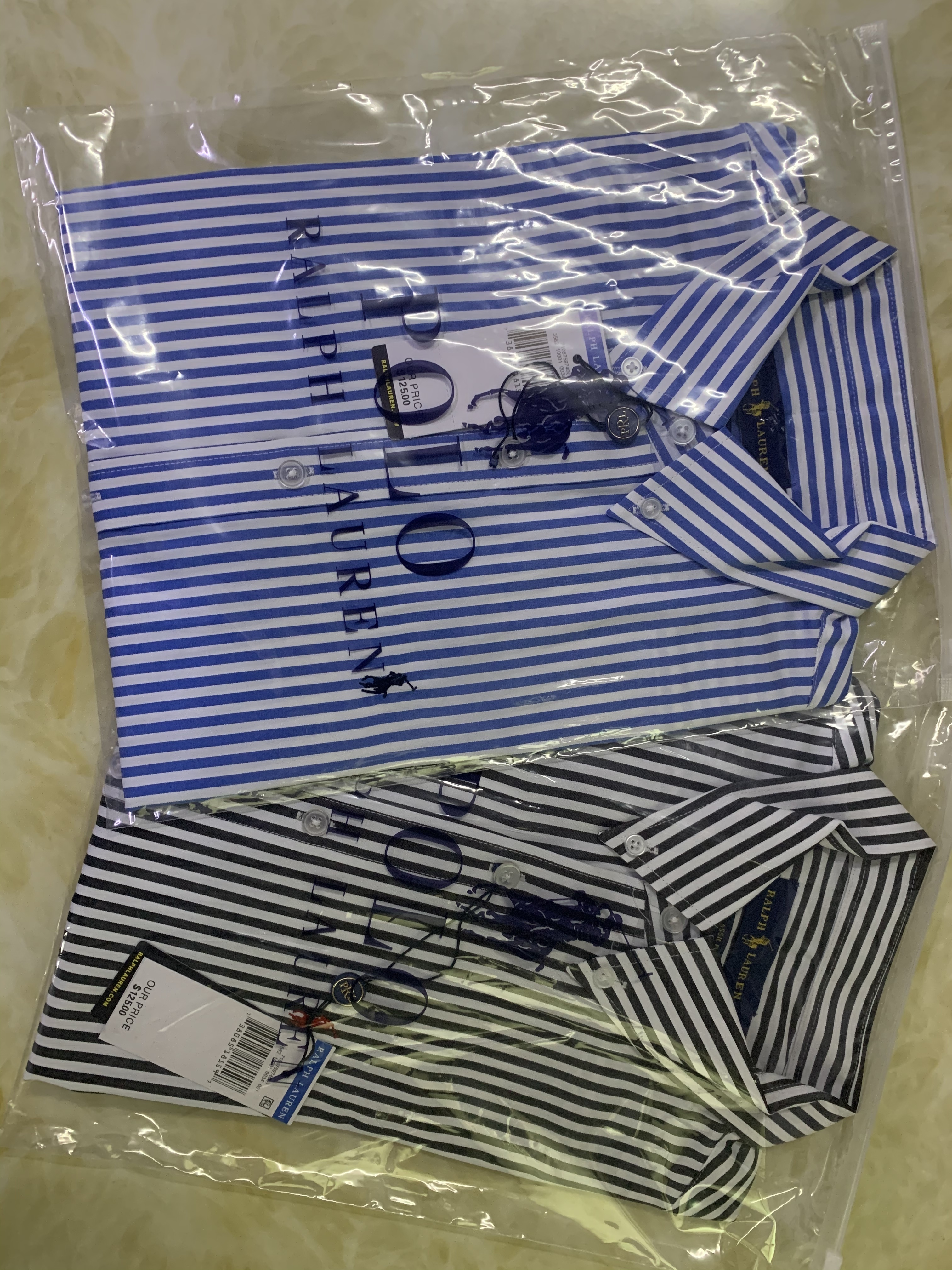 27$ Ralph Lauren Striped Long-Sleeve Shirt Size M-2XL 4930 YJNZ28 gallery