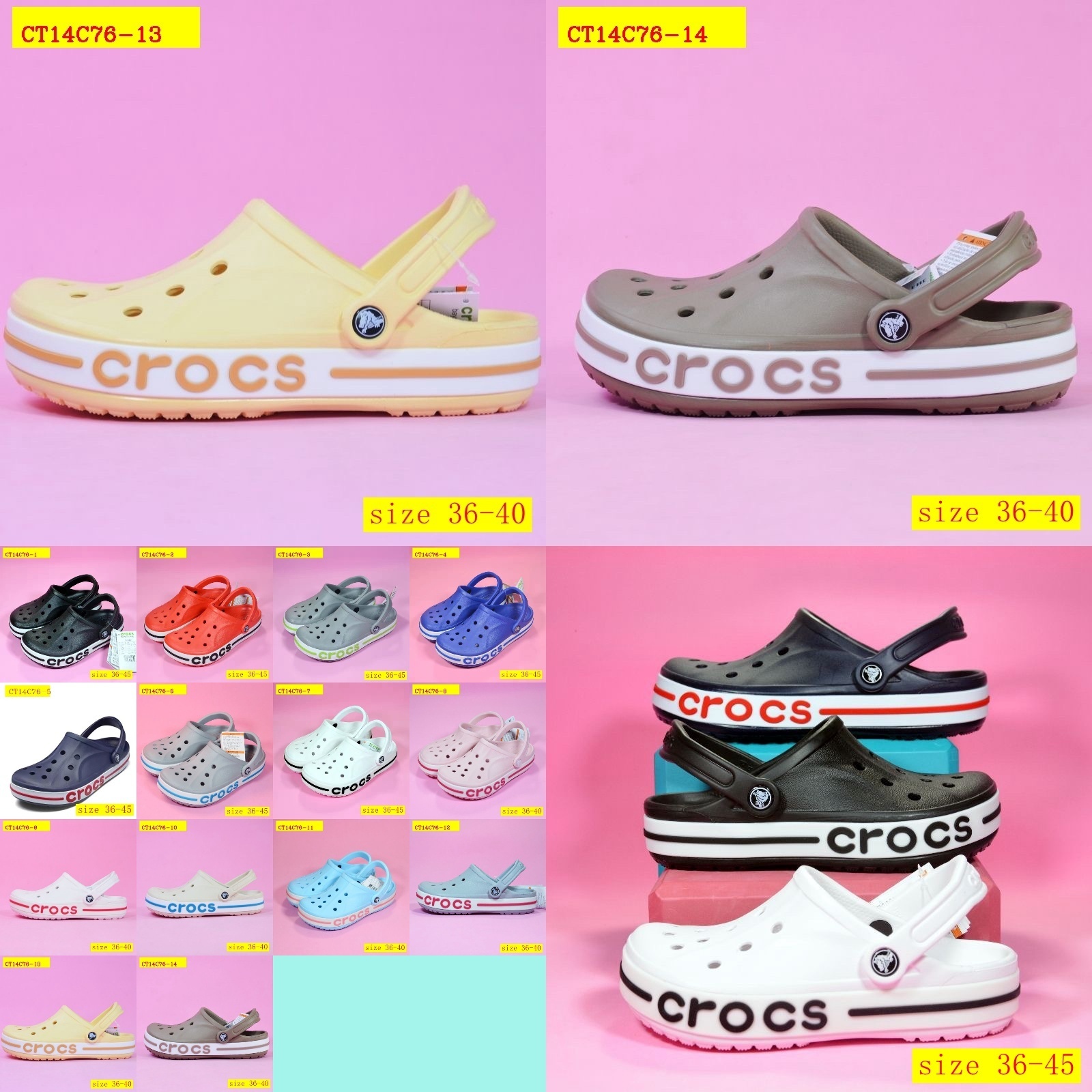 27$ new_dh crocs size 36-40 60271012862 CT14C76 gallery