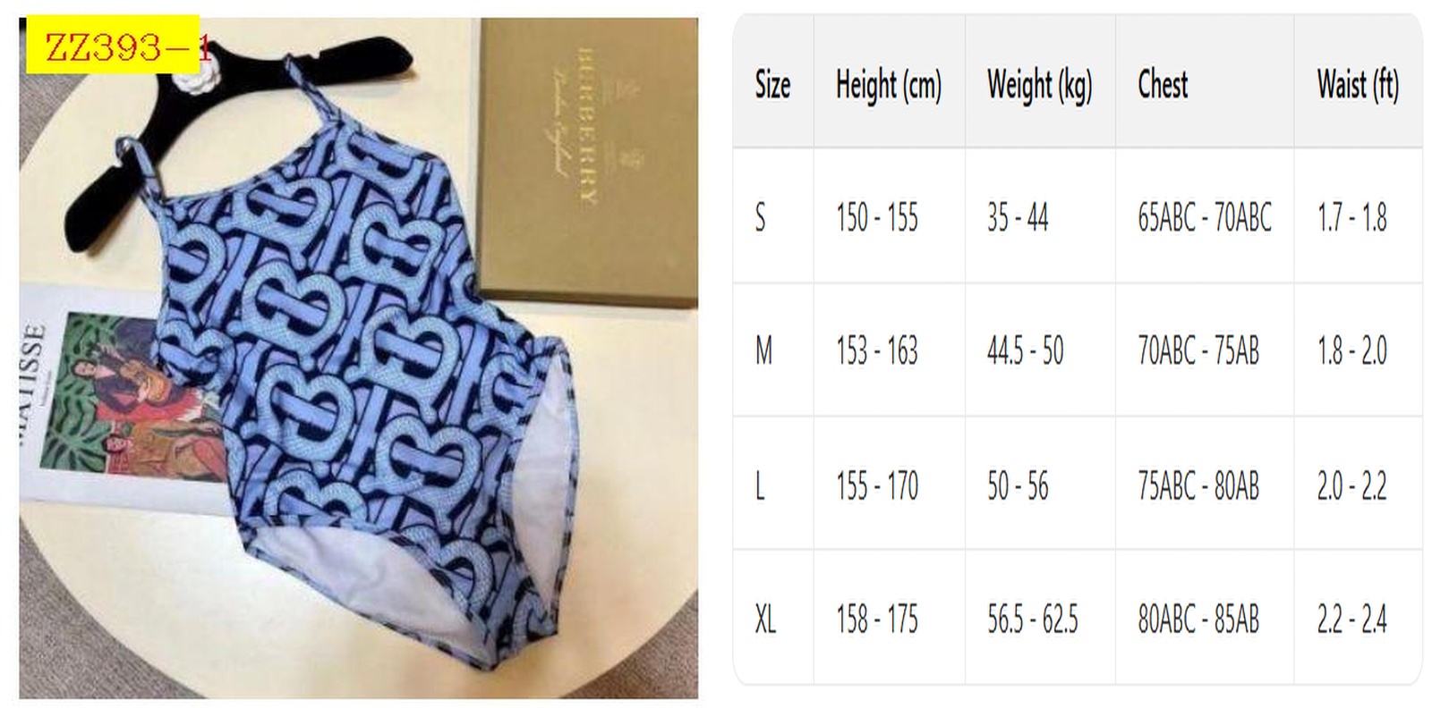 28$ BURBERRY Underwear set size S-XL 510380 ZZ393 gallery
