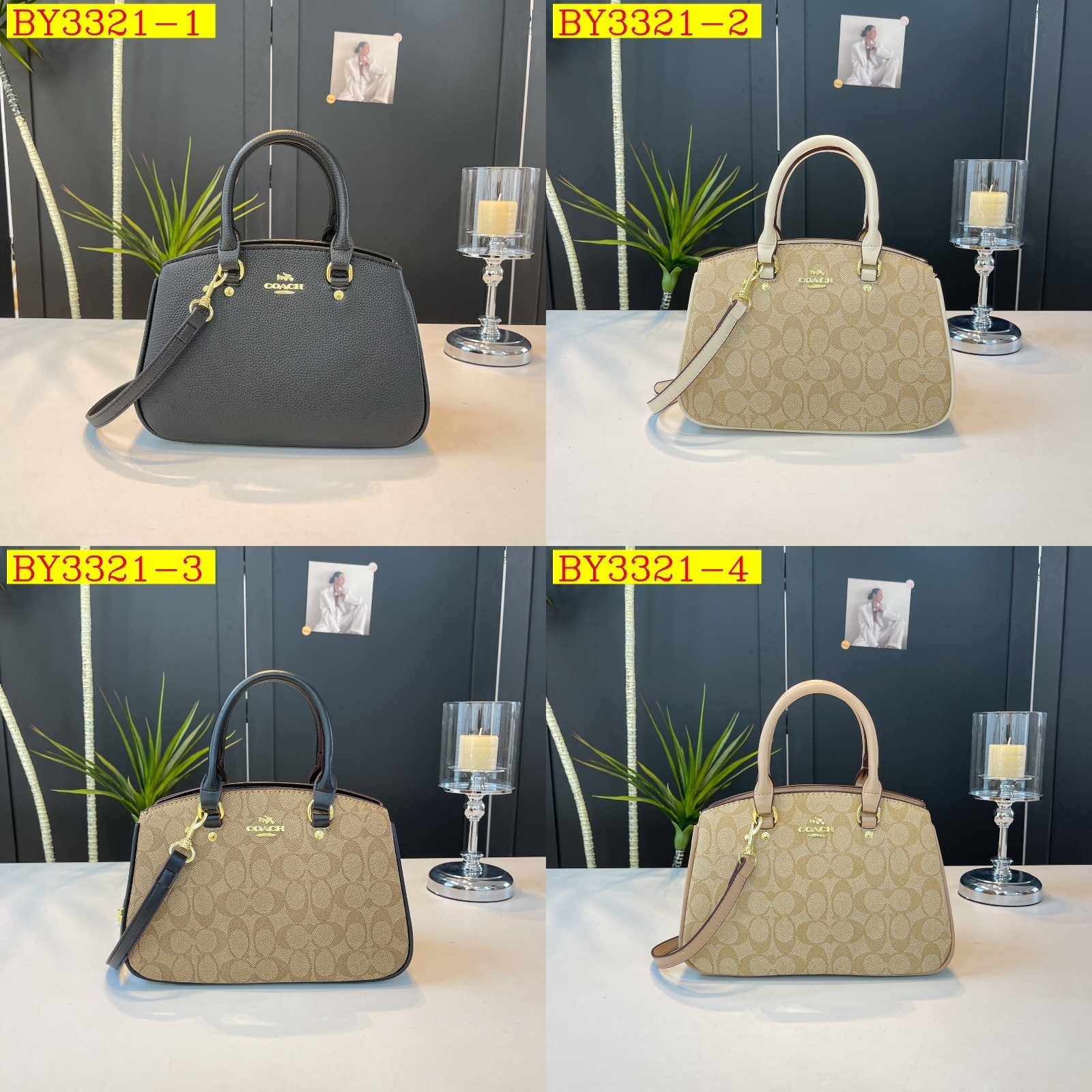 28$ COACH 68822 Shoulder bag size 27x19x11 cm 5986 BY3321 gallery