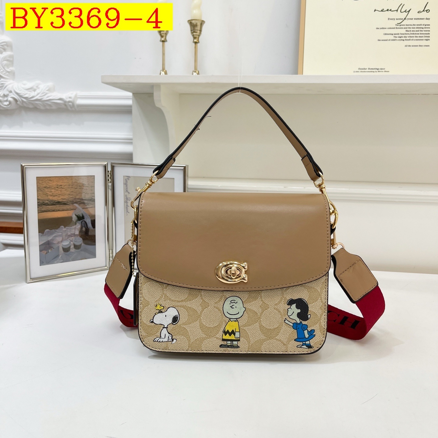 28$ COACH 8014 Shoulder bag size 20x17x7 cm 317020 BY3369 gallery