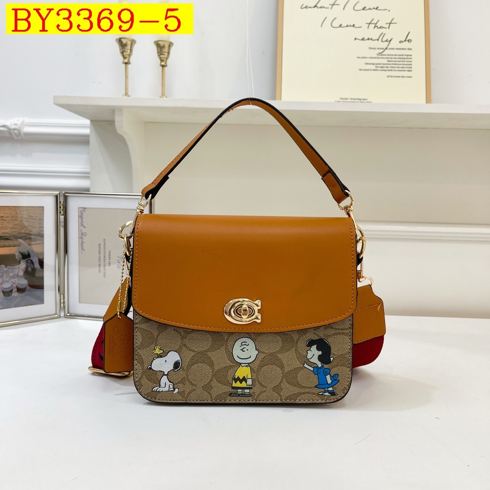 28$ COACH 8014 Shoulder bag size 20x17x7 cm 317020 BY3369 gallery