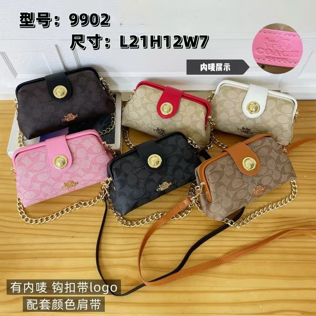 28$ COACH 9902 Shoulder bag size 21X12X7 cm 5936 BY2867 gallery