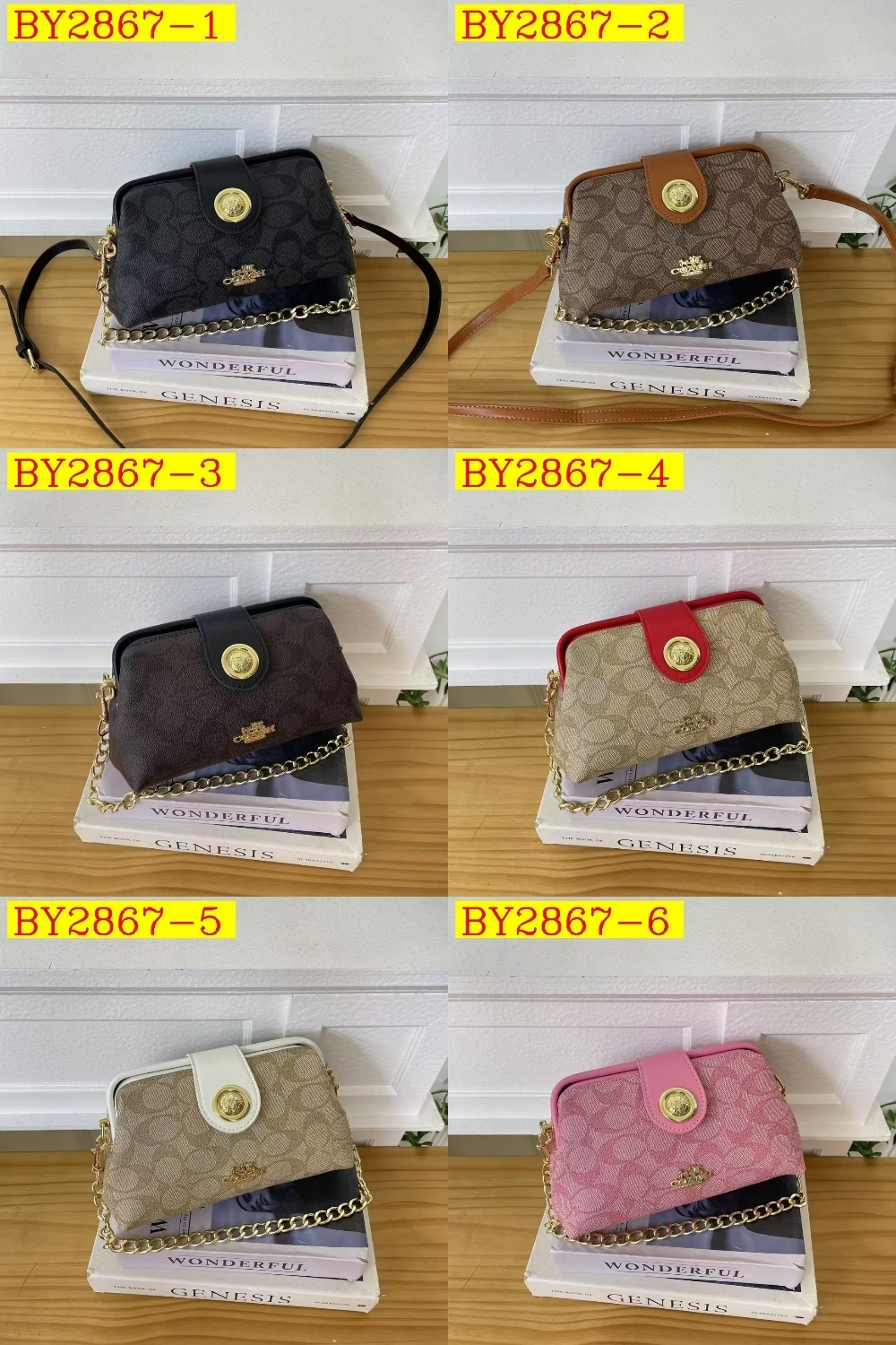 28$ COACH 9902 Shoulder bag size 21X12X7 cm 5936 BY2867 gallery