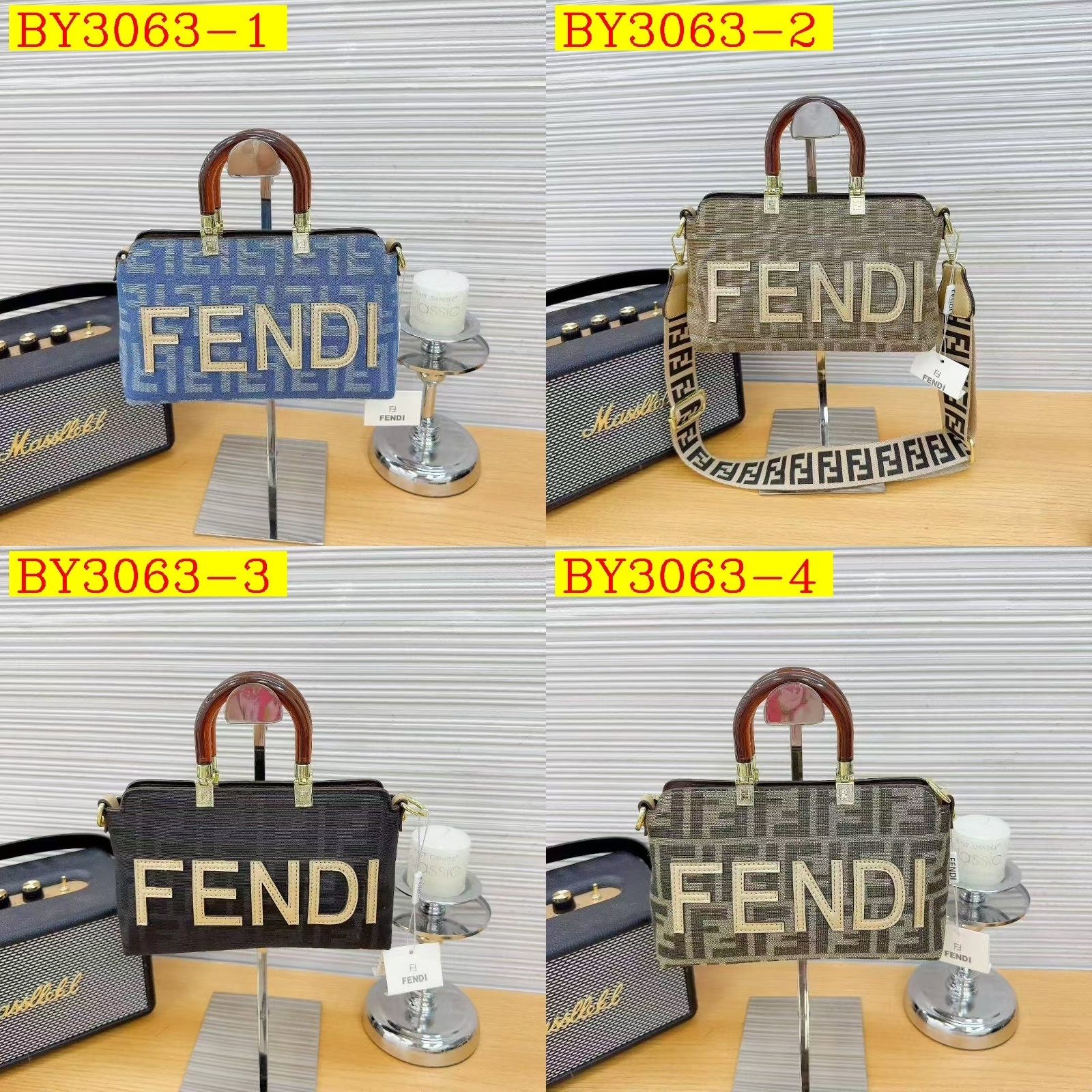 28$ FENDI 9005 Shoulder bag size 23x9x15 cm 010010 BY3063 gallery