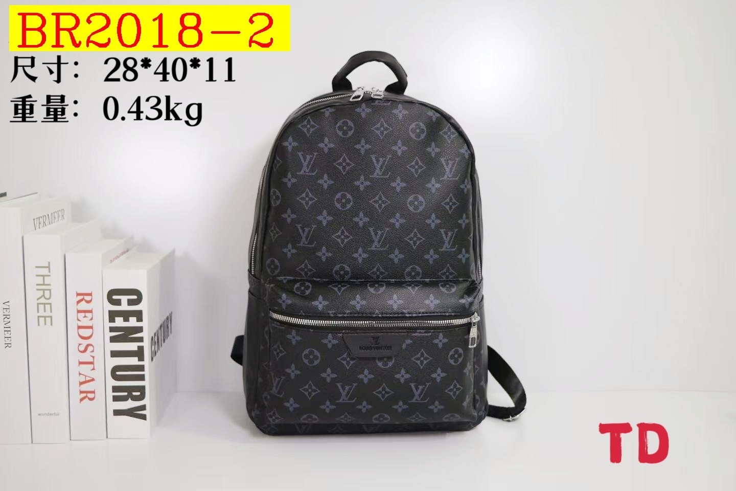 28$ LV 2754 Backpack bag size 28x40x11 cm 012060 BR2018 gallery