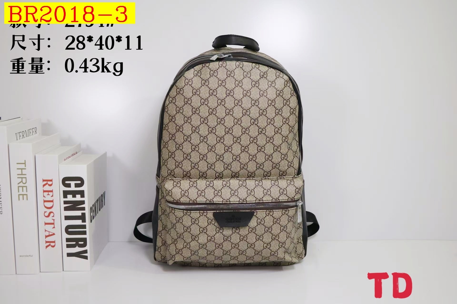 28$ LV 2754 Backpack bag size 28x40x11 cm 012060 BR2018 gallery