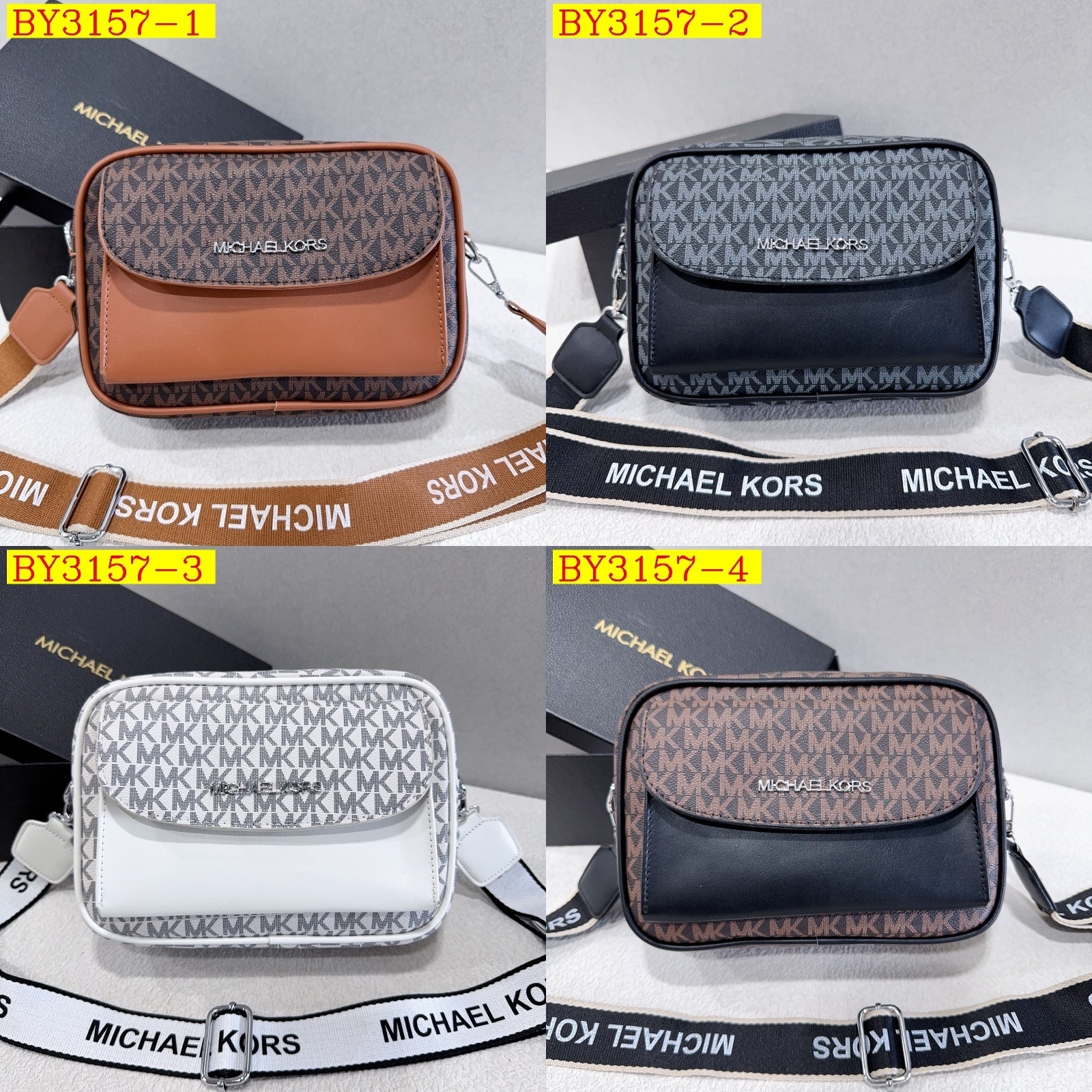 28$ MK 9371 Shoulder bag size 24x17x8 cm 7910 BY3157 gallery