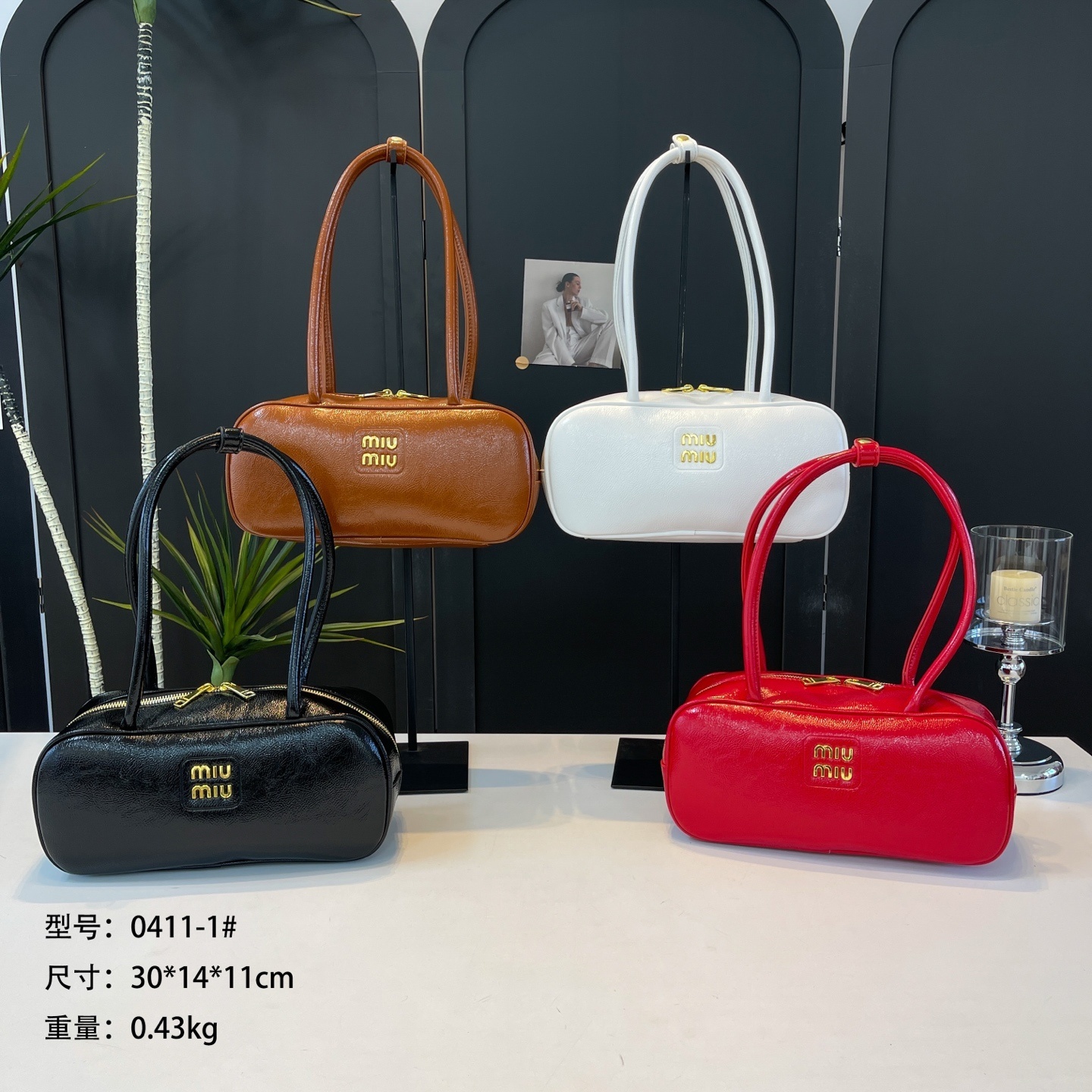 28$ miumiu 0411 Shoulder bag size 30x14x11 cm 3922 BY2853 gallery