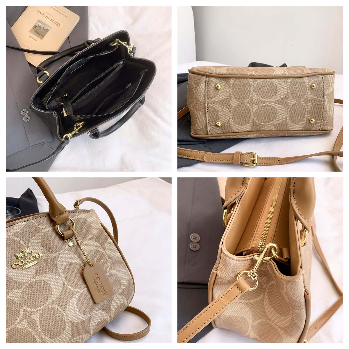 29$ COACH 160 Shoulder bag size 28x21x12 cm 612090 BY3301 gallery
