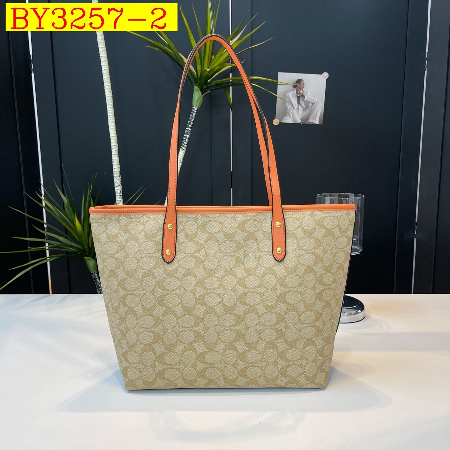 29$ COACH F23 Tote bag size 43x29x15 cm 2970 BY3257 gallery