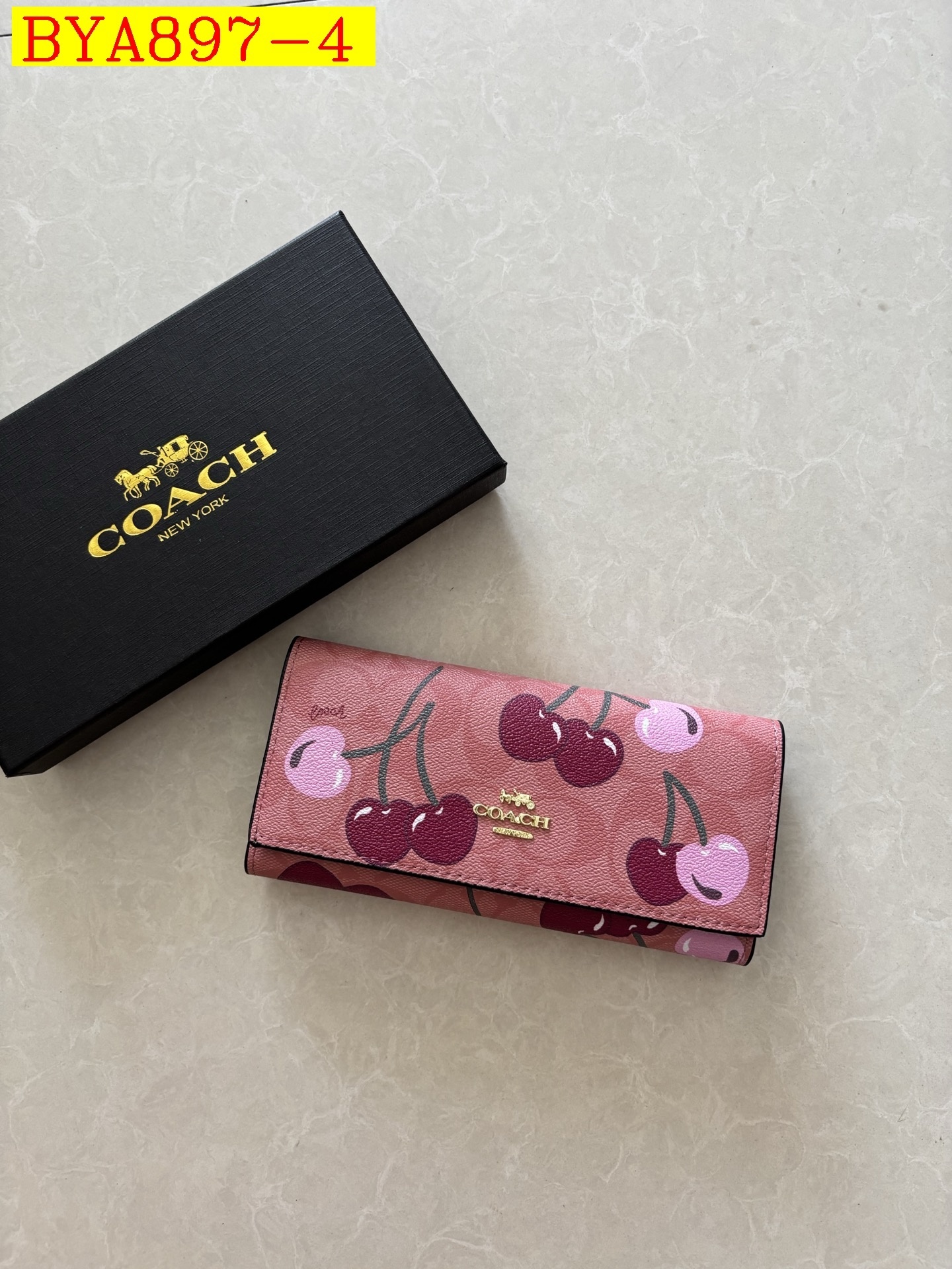29$ Coach wallet size 19x10x3cm 3664 BYA897 gallery