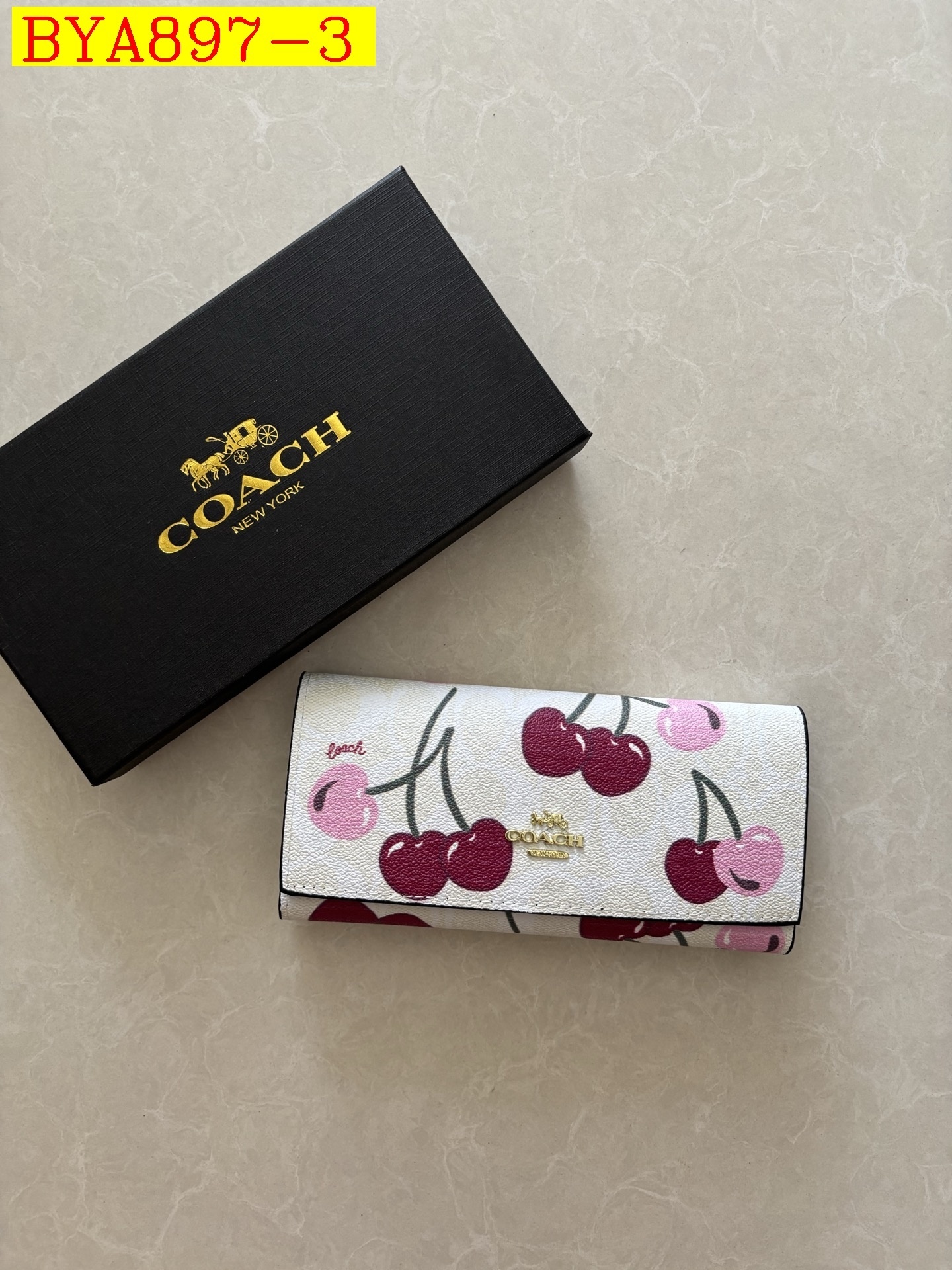 29$ Coach wallet size 19x10x3cm 3664 BYA897 gallery