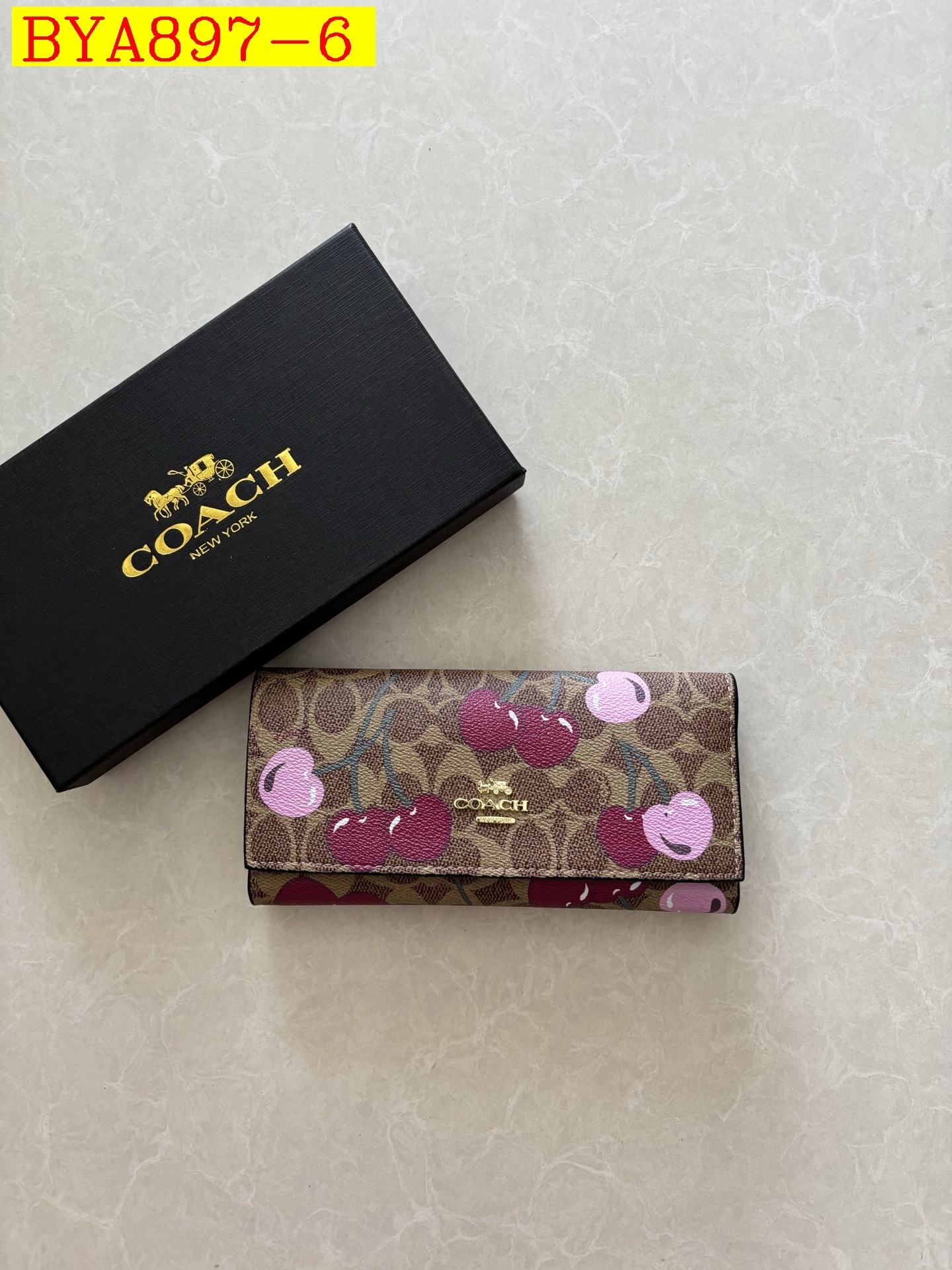 29$ Coach wallet size 19x10x3cm 3664 BYA897 gallery