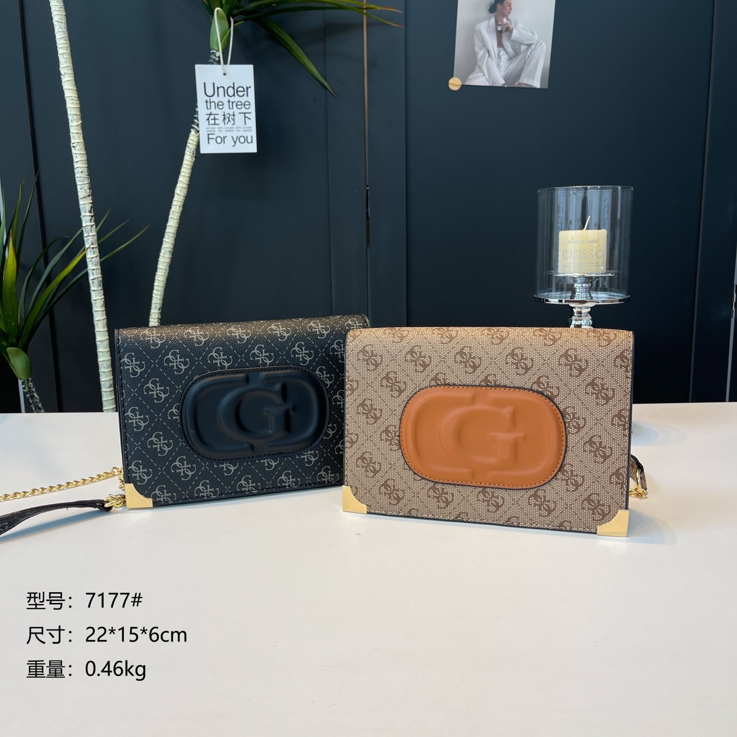 29$ Guess Shoulder bag size 22x15x6cm 7728 BYA65 gallery