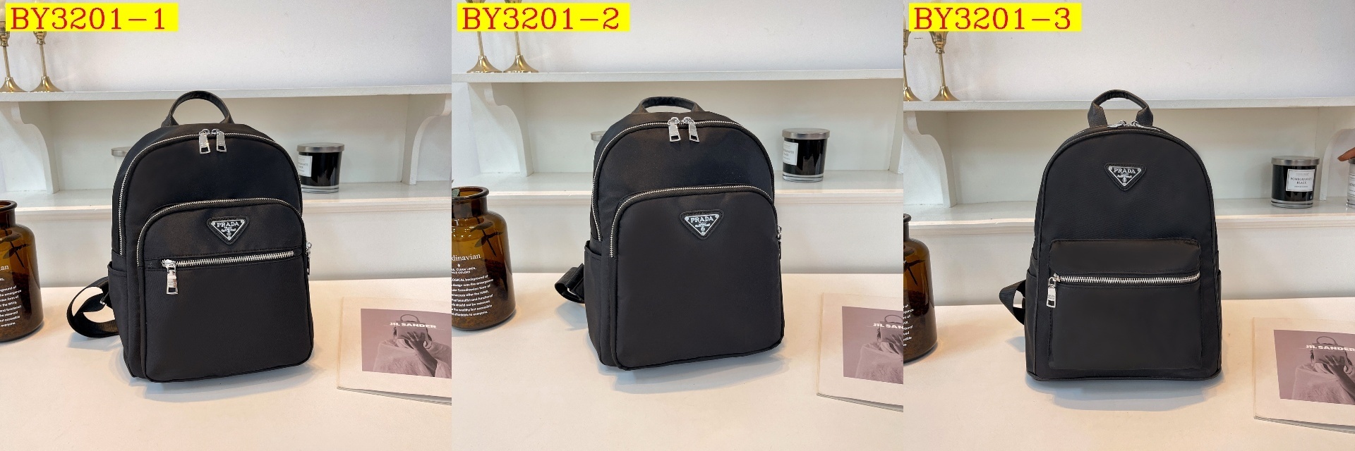 29$ PRADA 0159 Backpack bag size 32x28x14 cm 0958 BY3201 gallery