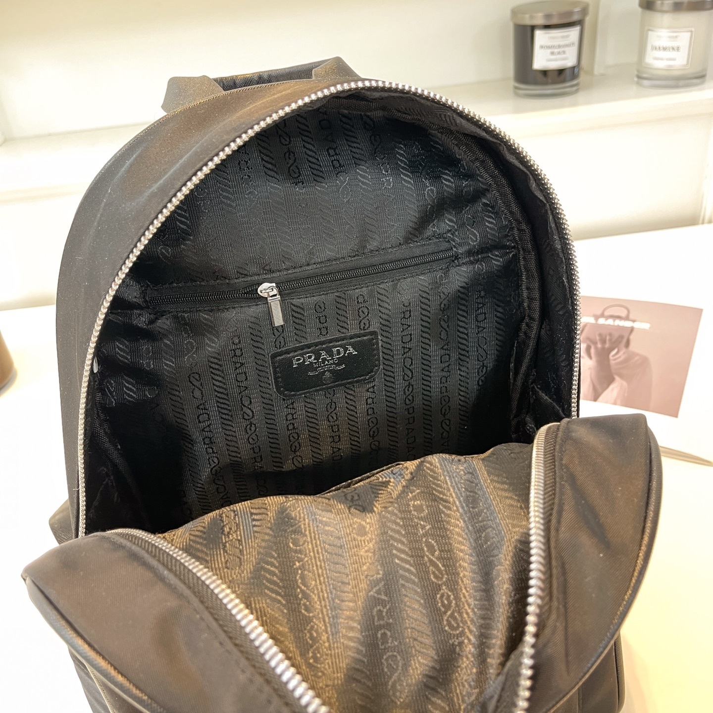 29$ PRADA 0159 Backpack bag size 32x28x14 cm 0958 BY3201 gallery