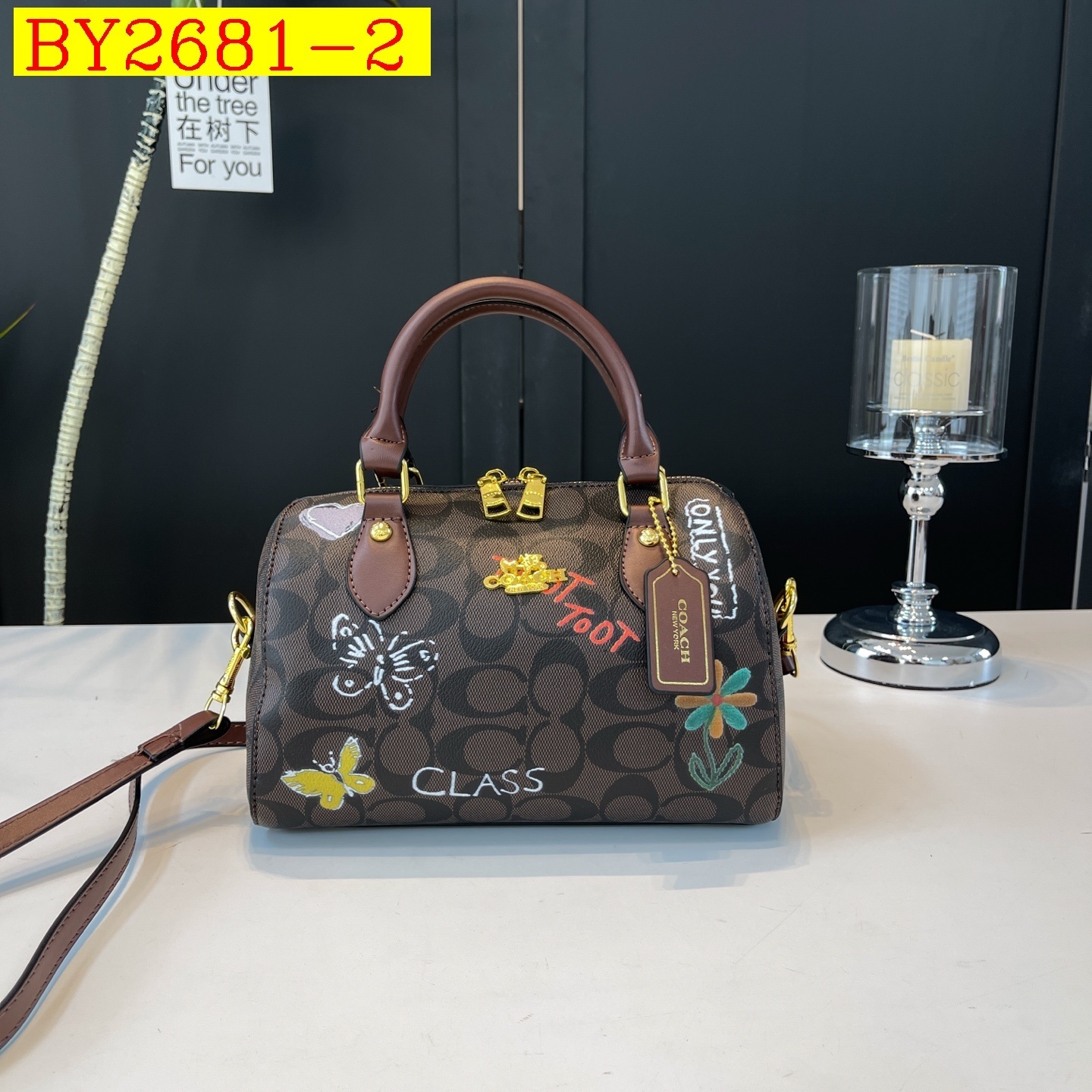 29$ dh COACH F12 Shoulder bag size 26X14X13 cm 50296422091 BY2681 gallery