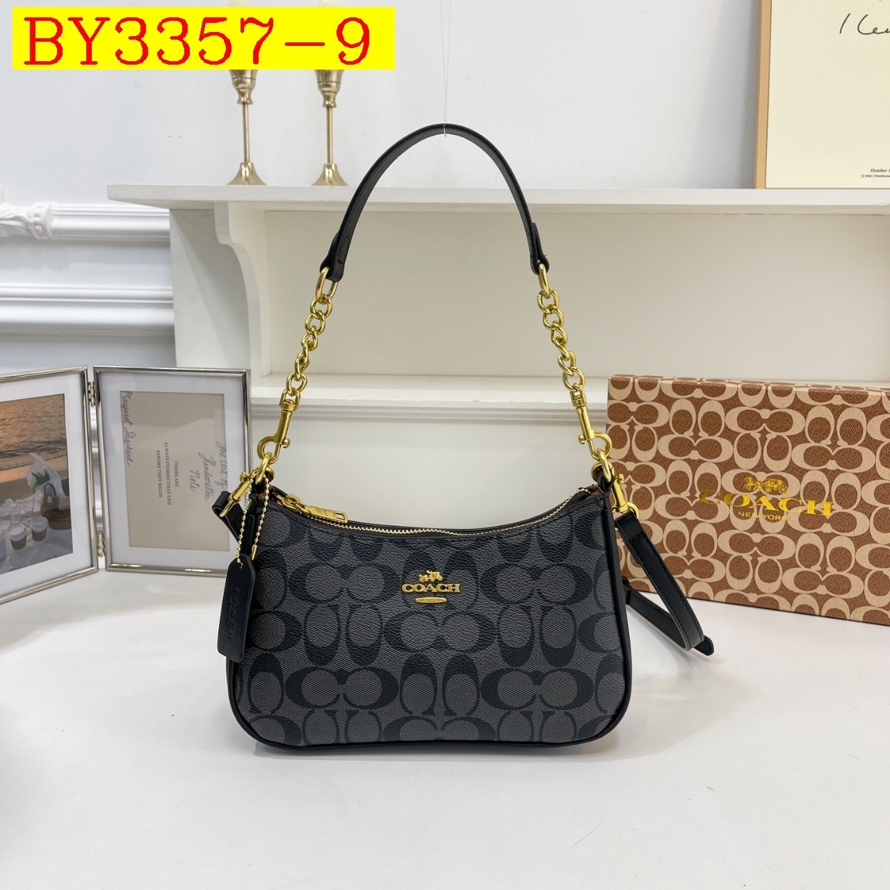 30$ COACH 3980 Shoulder bag size 24x15x8 cm 316076 BY3357 gallery