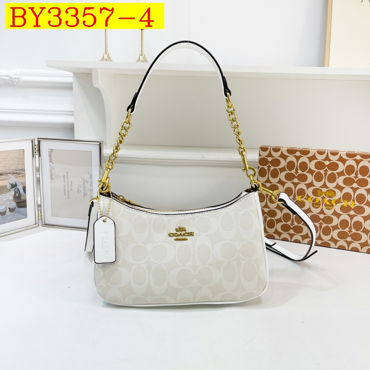 30$ COACH 3980 Shoulder bag size 24x15x8 cm 316076 BY3357 gallery