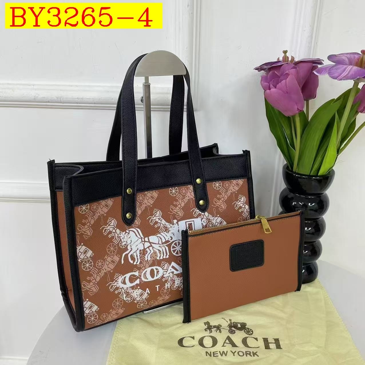30$ COACH Tote bag size 30x23x12 cm 817074 BY3265 gallery
