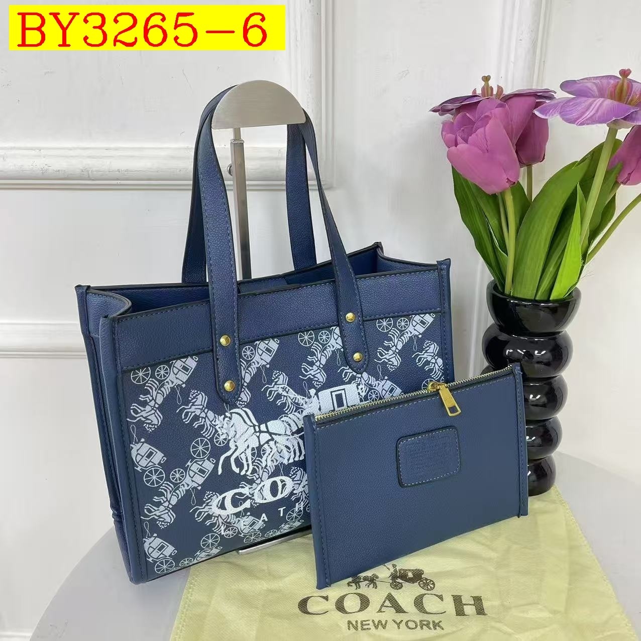 30$ COACH Tote bag size 30x23x12 cm 817074 BY3265 gallery