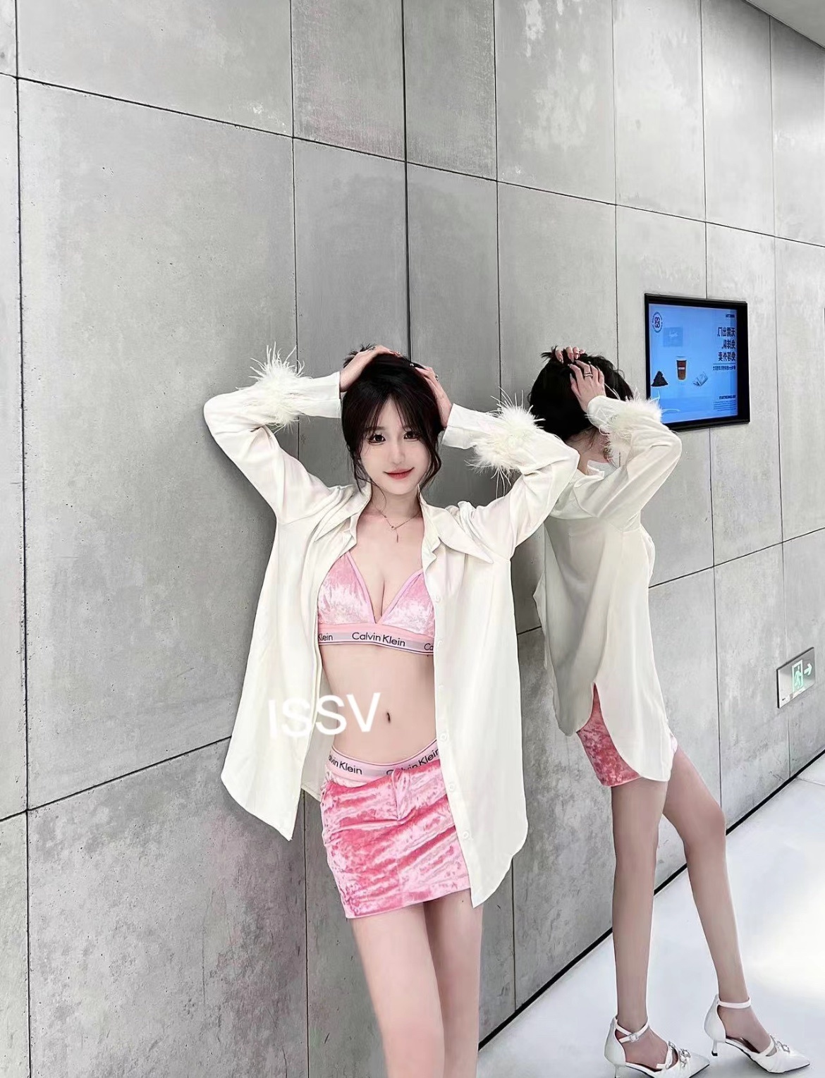 30$ Calvin Klein Bra set size S-L 317340 LNF436 gallery