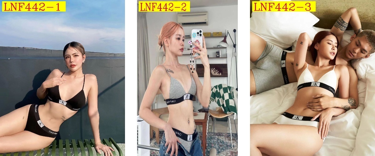 30$ Calvin Klein CK Bra set size S-L 211370 LNF442 gallery