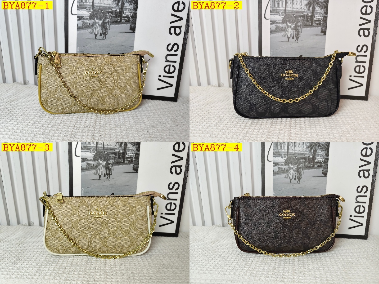 30$ Coach Shoulder bag size 21x12x7cm 0704 BYA877 gallery