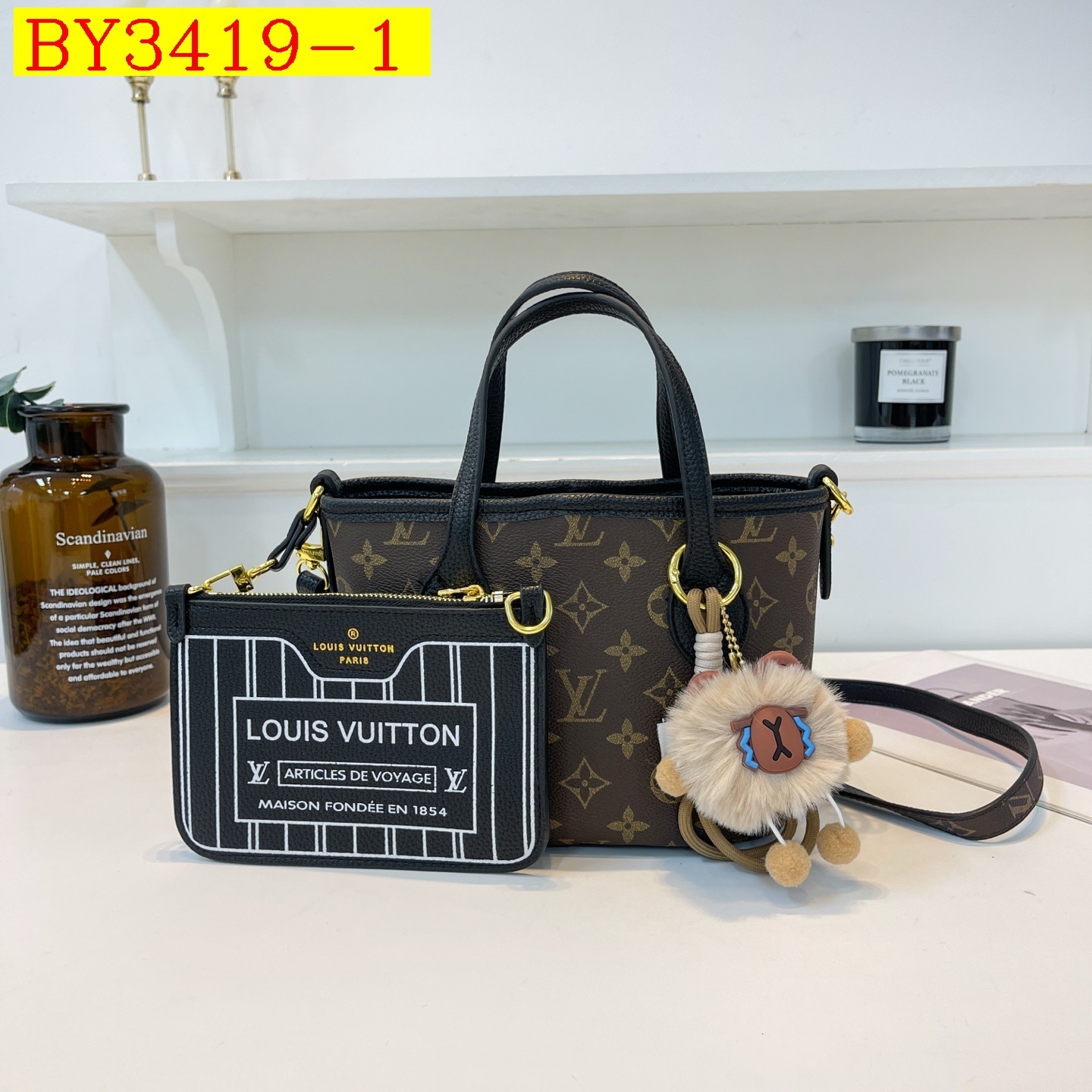 30$ LV 5808 Tote bag size 25x17x11 cm 613022 BY3419 gallery