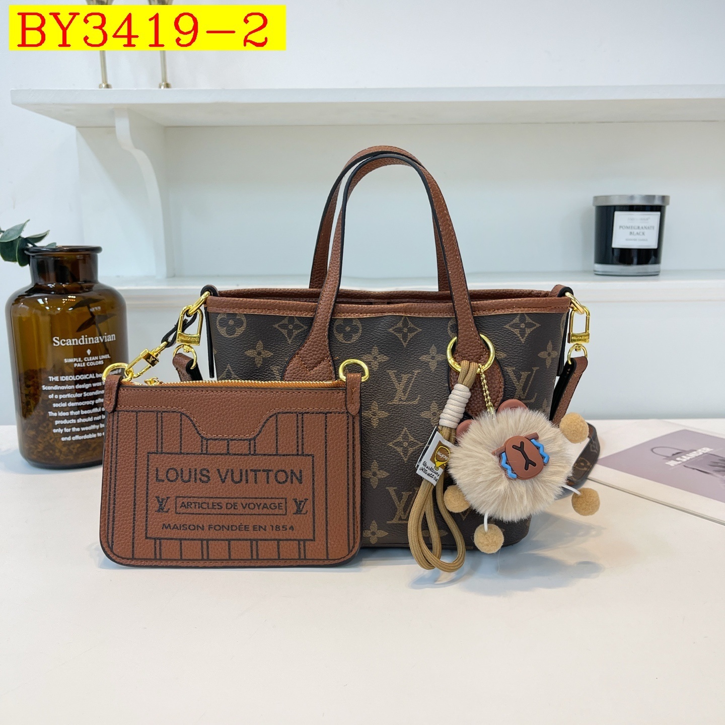 30$ LV 5808 Tote bag size 25x17x11 cm 613022 BY3419 gallery