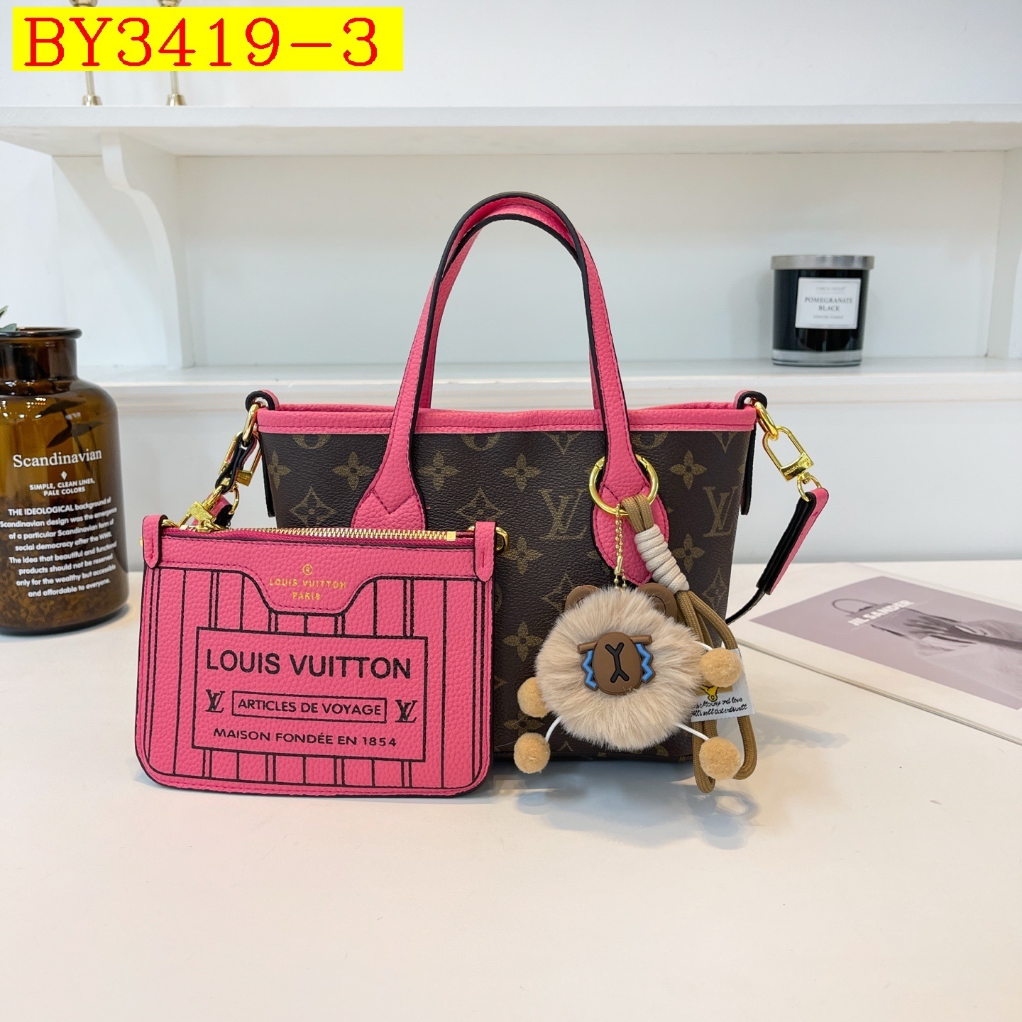 30$ LV 5808 Tote bag size 25x17x11 cm 613022 BY3419 gallery